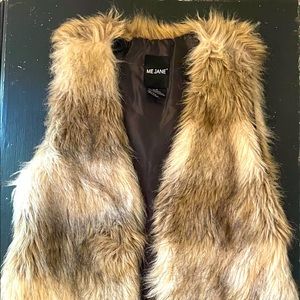 Faux fur vest